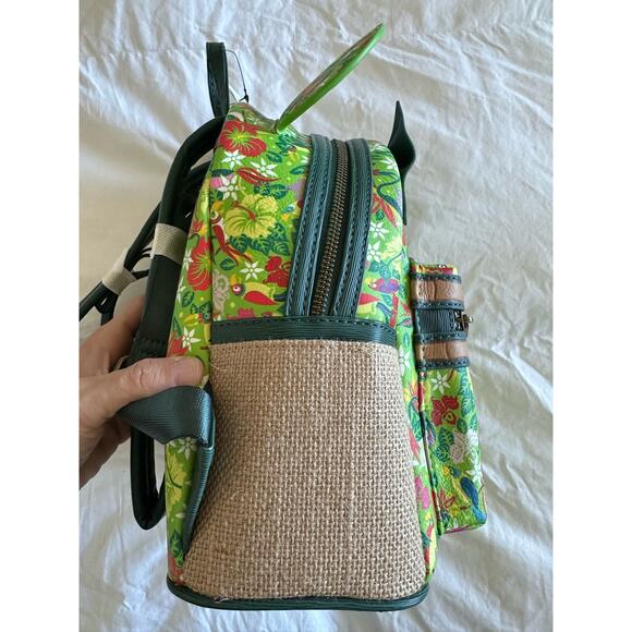 Minnie Mouse Main Attraction Tiki Room Loungefly Backpack, BNWT - Picture 4 of 5